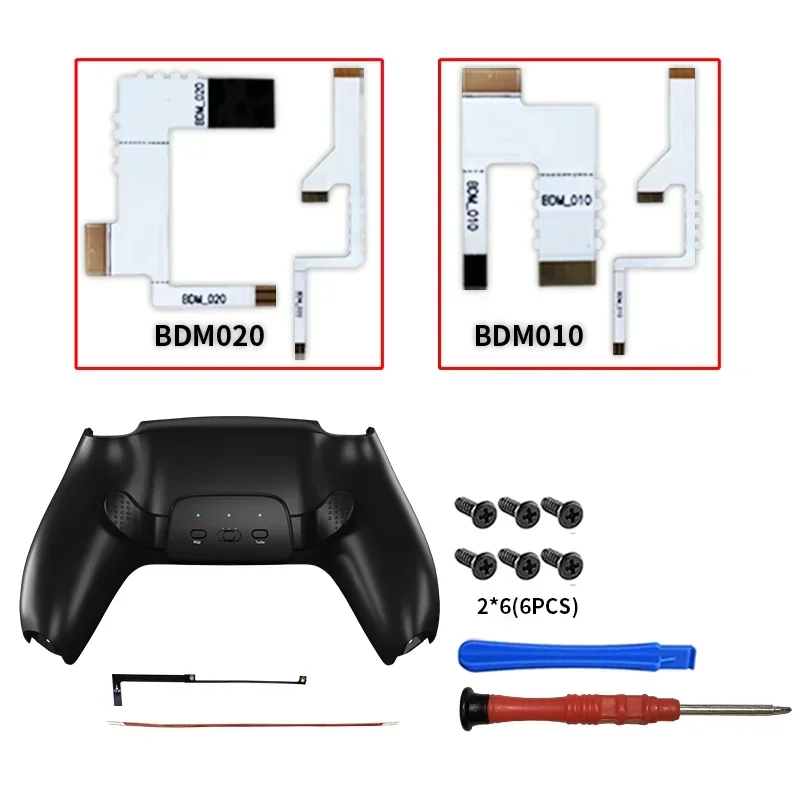 BDM030 botones de clip trasero doble para controlador PS5, funciones programables laterales traseras sensibles, conexiones de mapeo personalizadas duraderas