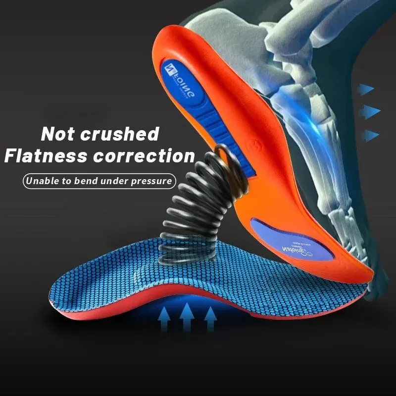 1 Pair New Sports Elasticity Insoles Elasticity Shock Absorption Breathable Running Insoles