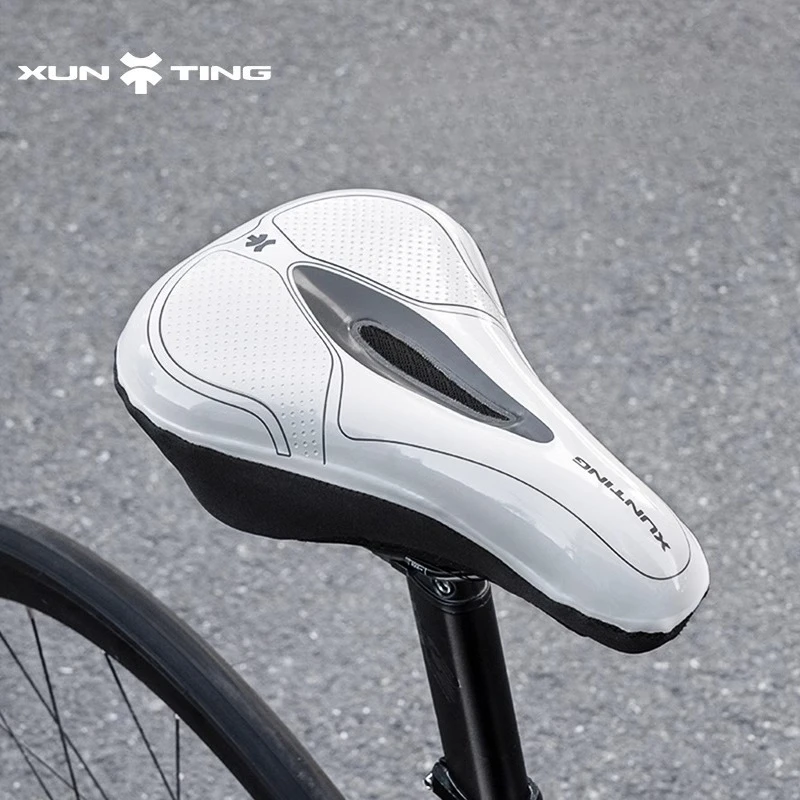 

Thickened Silicone Sponge Bike Seat Cover Soft Shock Absorbing Bicycle Saddle Cushion Pad Comfortable Cycling for Mountain Bike