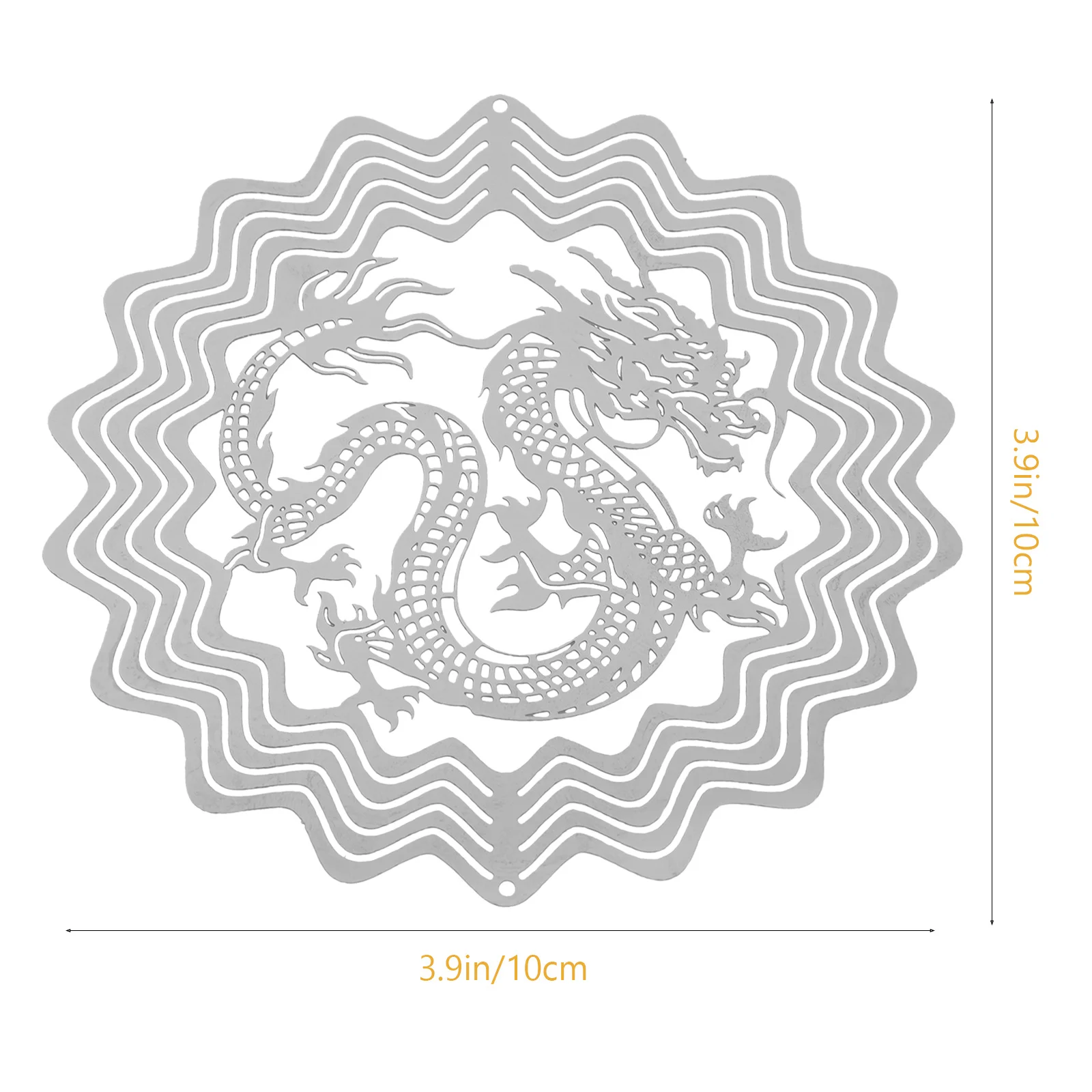 ديكور حديقة معدنية مغازل الرياح في الهواء الطلق معلقة النحت DIY بها بنفسك الإضاءة حديقة ساحة الفن ديكور الرياح المغازل ديكور الحديقة #6