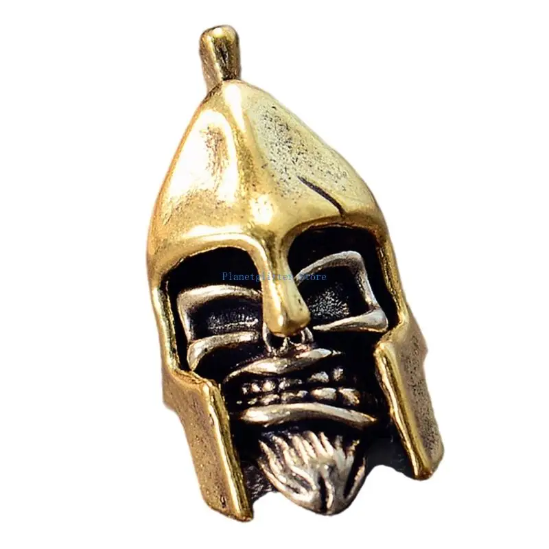 652B حبات جمجمة معدنية لسلاسل المفاتيح المخصصة والقلائد والاكسسوارات الحرف اليدوية ذاتية الصنع