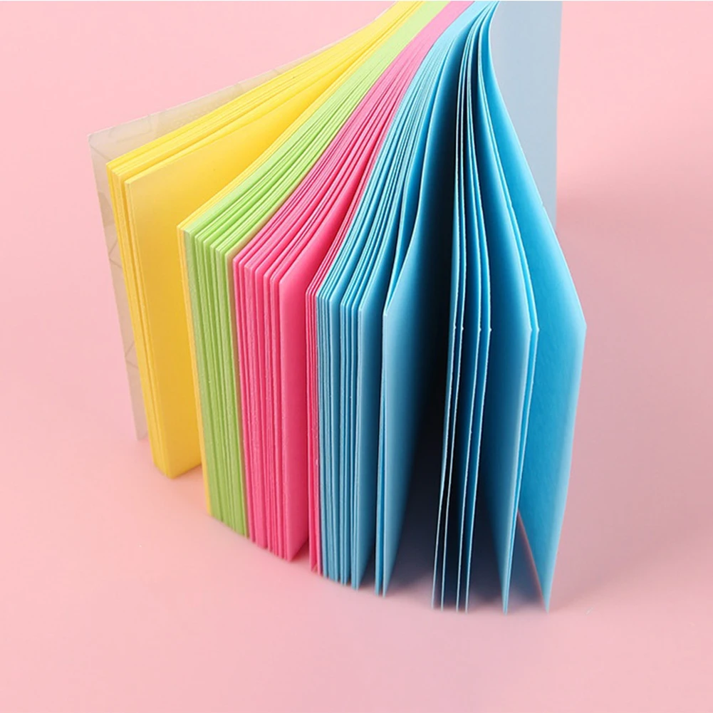 Quadratische selbstklebende Notizblöcke Super Sticking Power Memo Pads 3x3 Zoll bunte selbstklebende Pads für das Büro und das Studium