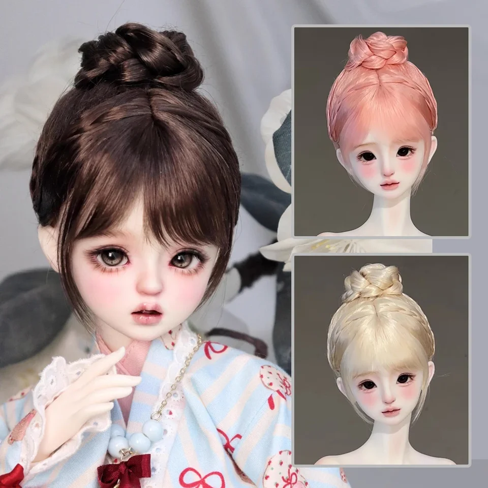 Awen Bjd ウィッグ ブレンドモヘア 1/6、1/4、1/3BJD キュートバングス