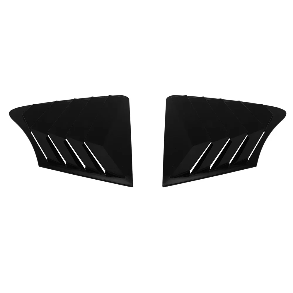For Nissan Infiniti Q50 2014-2023 Car Rear Window Louver Shutter Cover Side Vent Blinds Trim Sticker ABS Exterior Accessories view 5