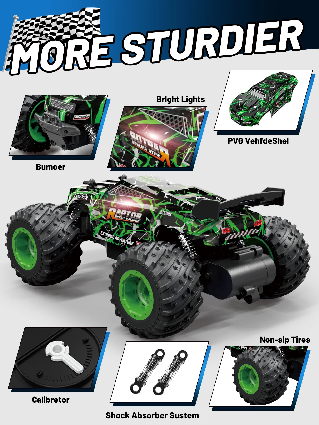 Camion monstre RC 2WD, voiture - Kids Toys Cycle avis et prix