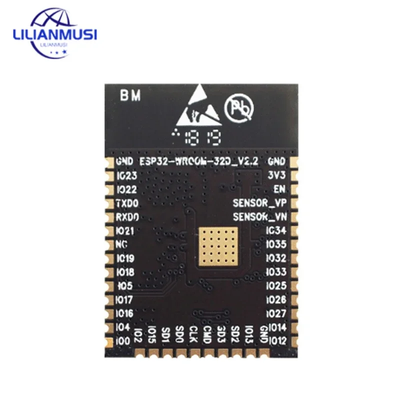 100pcs ESP32-WROOM-32 ESP32 WROOM ESP-32 4MB 8MB 16MB Dual Core WiFi Wireless MCU Module ESP32-WROOM-32 -32UE -32U -32E -32D