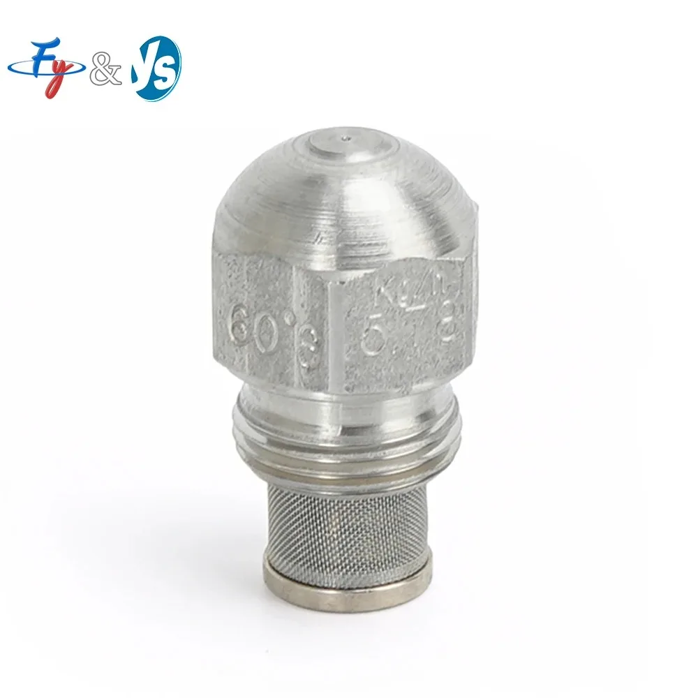 60 Degree Solid Oil Nozzle for Diesel Burner 0.65 to 26.0 GPH Stainless Steel Hollow Cone Fuel Nozzle Boiler Heating Nozzle