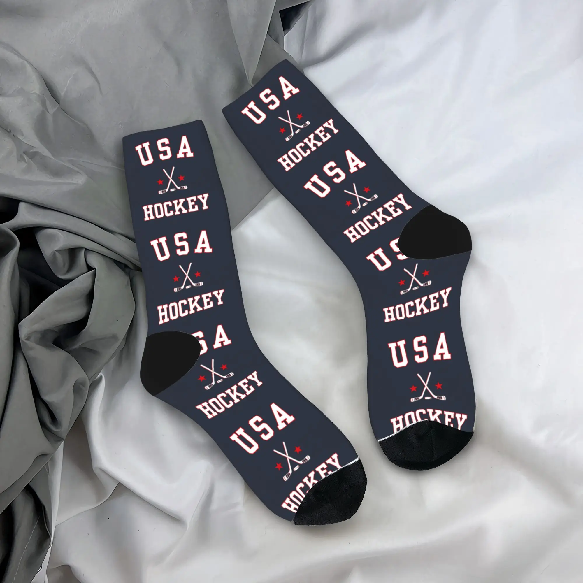

Hilary Knight Ice Hockey Women Champion 2026 Stockings Men Socks High Quality Casual Socks Spring Outdoor Sports Non Skid Gift