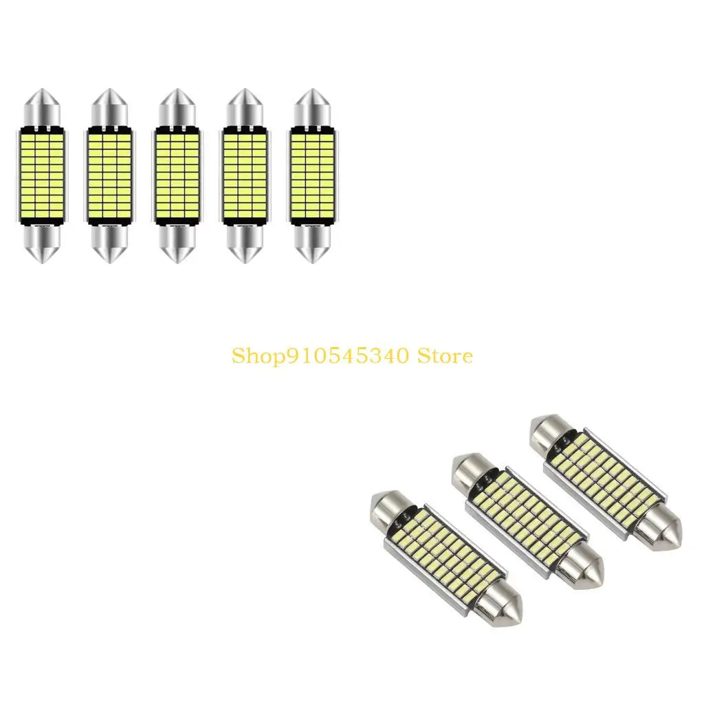 U2JA Automotive Interior LED Bulb Set, 12V Festoon Lamps for Car Owners