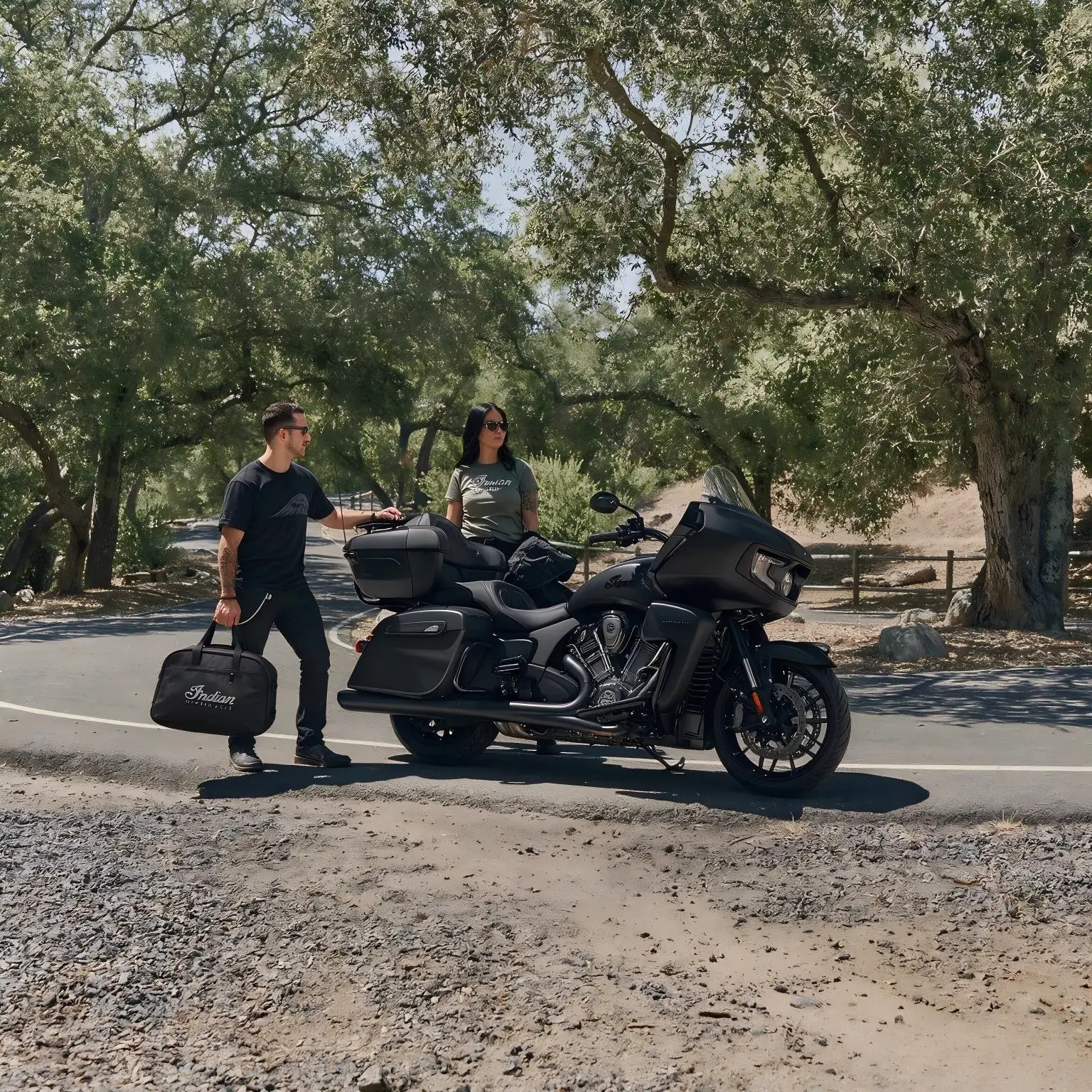 Fits For Indian Roadmaster Challenger Elite Pursuit Chieftain Limited New Motorcycle Rear Trunk Luggage Liner Travel Storage Bag