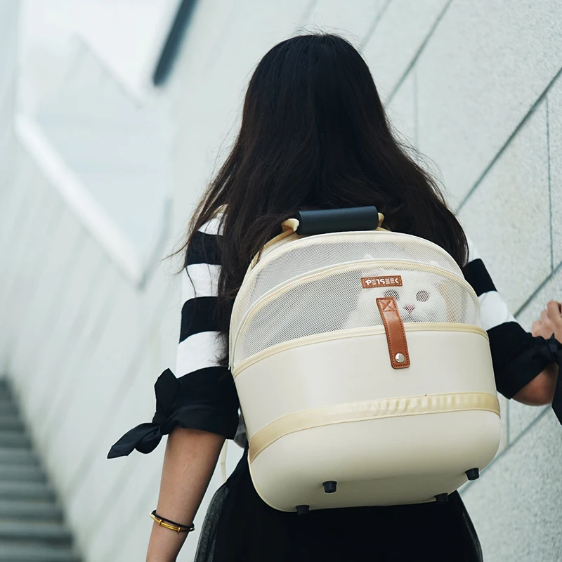 

Cat Bag Going-Out Portable Space Capsule Large-capacity Cat Bag Portable Cat Cage BoxTravel Backpack Pet Supplies