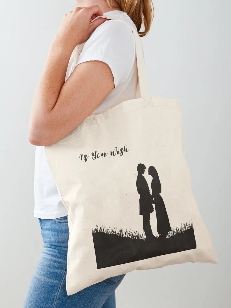 

as you wish Tote Bag Women's shopping bag supermarket folding bag tote woman Shopper