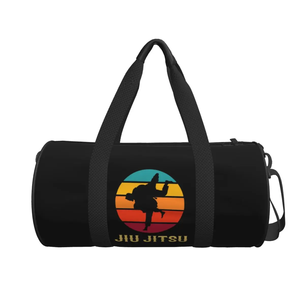 

Brazilian Jiu Jitsu Sunset Design Large Duffle Gym Bag Waterproof Duffle Travel Bags Handbags Fitness bag