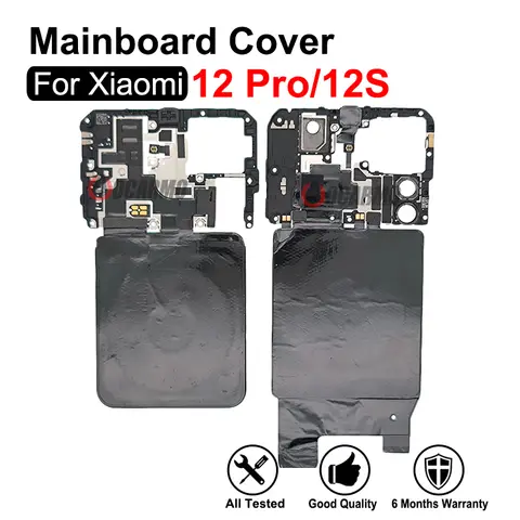 For Xiaomi 12 Pro 12X Mi 12s Motherboard Main Board Cover Wireless Charging Coil NFC Module Replacement Parts