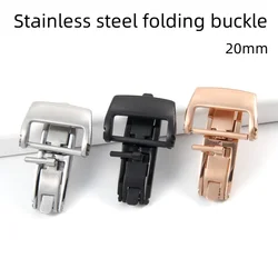 20mm Stainless steel folding buckle Butterfly watch buckle Watch strap accessories for RICHARD MILLE