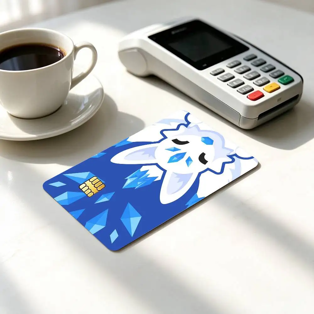 Adopts Me Game Pet E-Egg  Credit Card HD Stickers Game Card Decal Small Chip Waterproof Sticker Gift