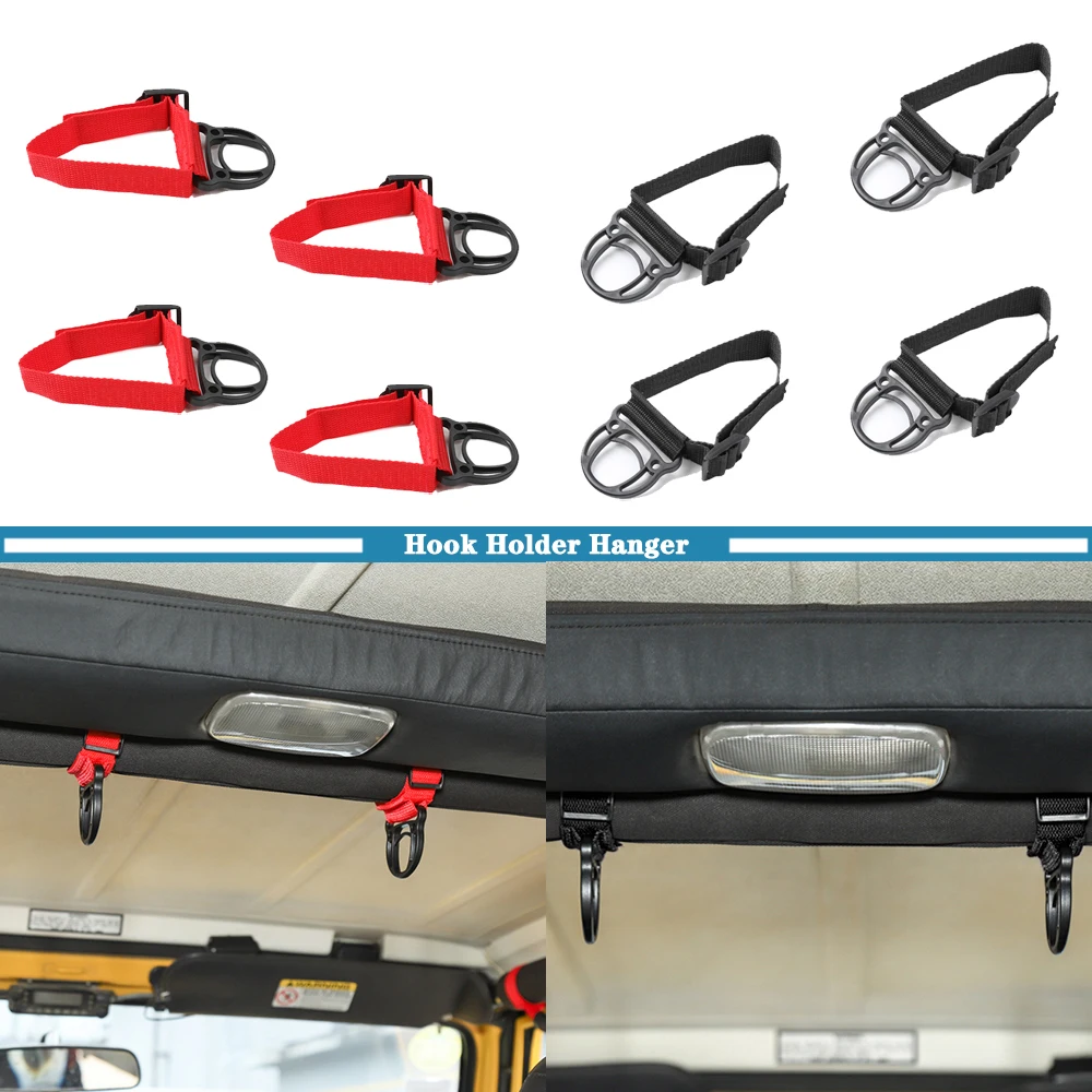 Gancho para Ropa, Soporte para Barra Antivuelco, 45 cm, para Jeep Wrangler TJ JK JL Gladiator JT Unlimited 4xe 1997-2026, 2/4 Puertas