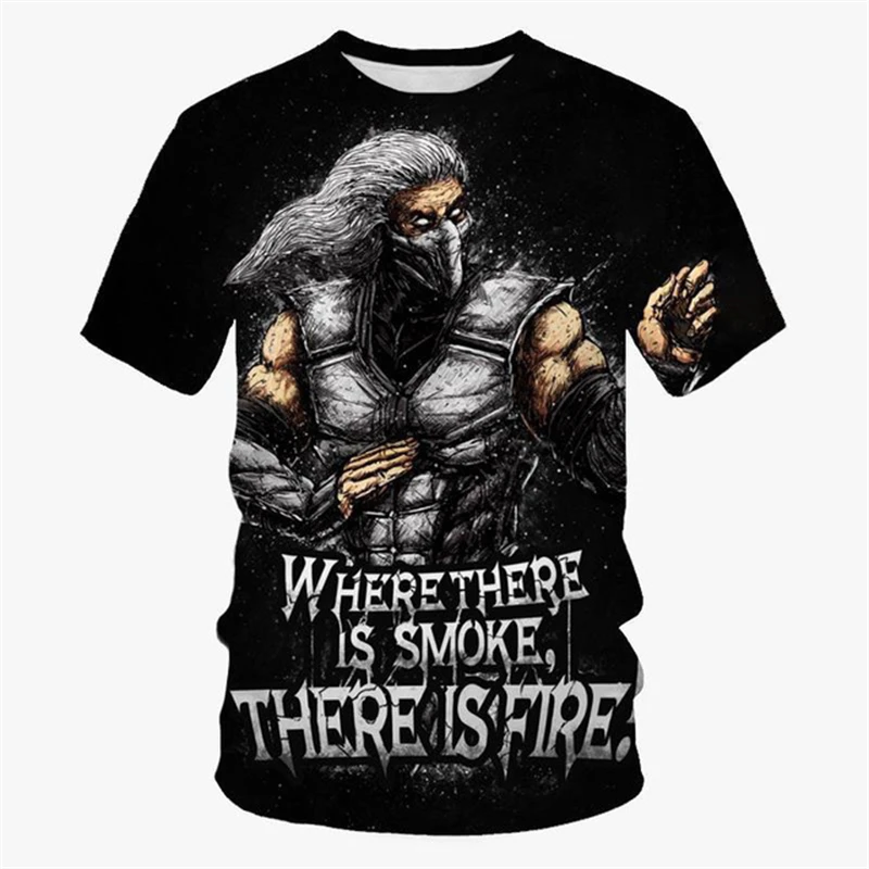 

Combat Role 3D Print Men's T Shirt Funny Game Harajuku Short Sleeve Top Casual O-neck Loose Tees Fashion Hip Hop Street Clothing