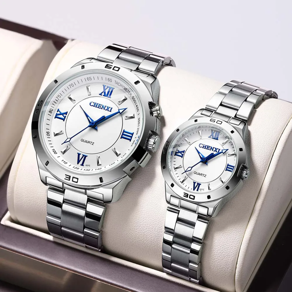 CHENXI 027C Couple Watches for Lovers Men's Quartz Wristwatch  Fashion Ladies Watch relogio feminino relojes para hombres