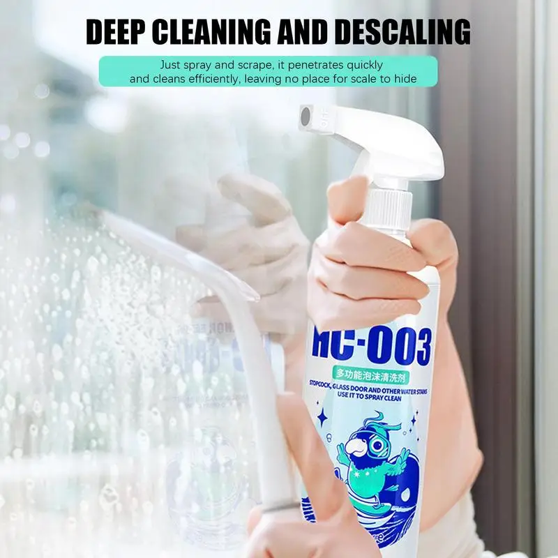 Stubborn Stains Cleaner 500ml Bathroom Limescale Remover Shower Cleaner Limescale Cleaner Descaling Cleaning Agent For Bath