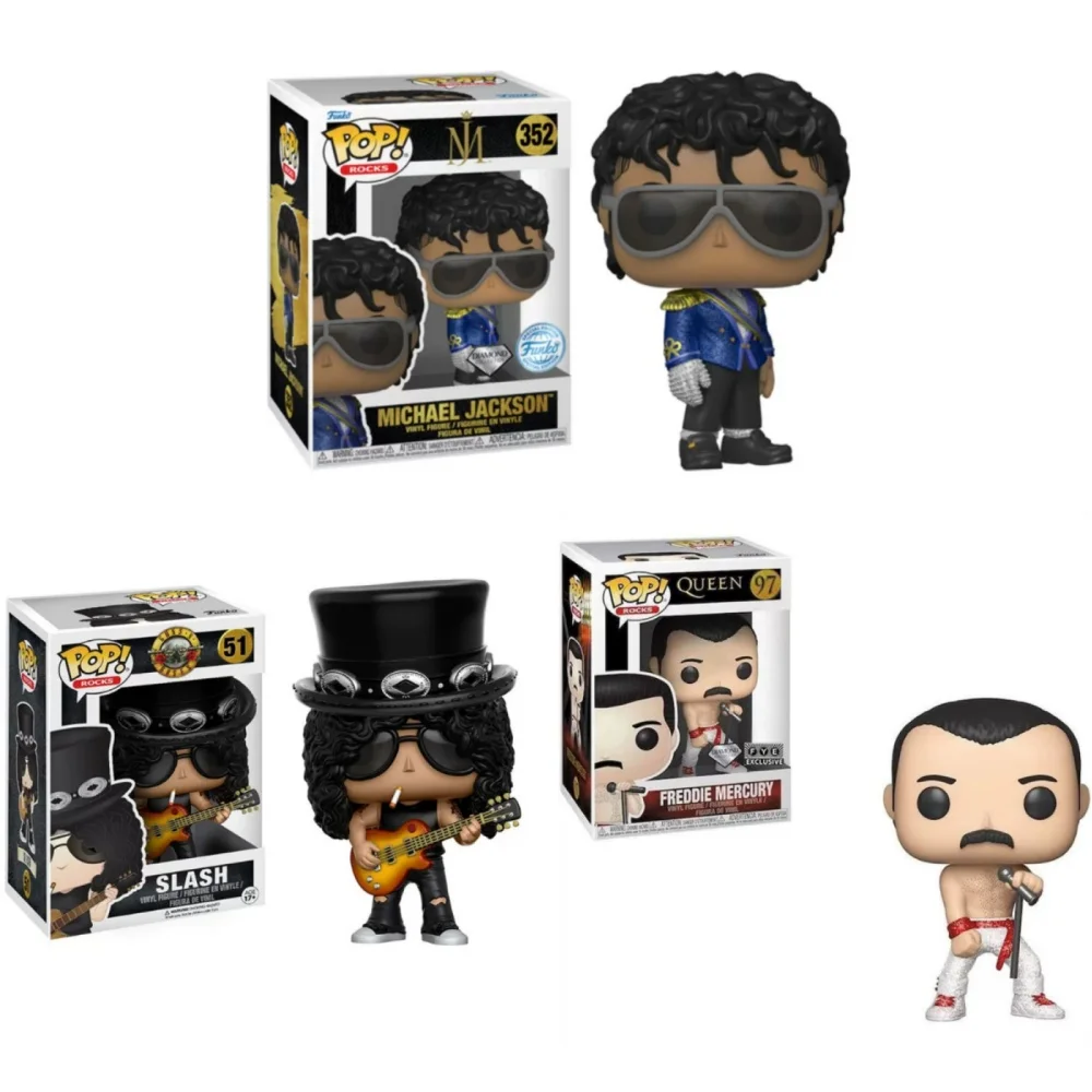 FUNKO POP MJ Michael Jackson Muñecos Modelo Oficiales Genuinos Edición Limitada Diamond # Colección de 352 Figuras de Vinilo, Regalos para Fanáticos de las Figuras