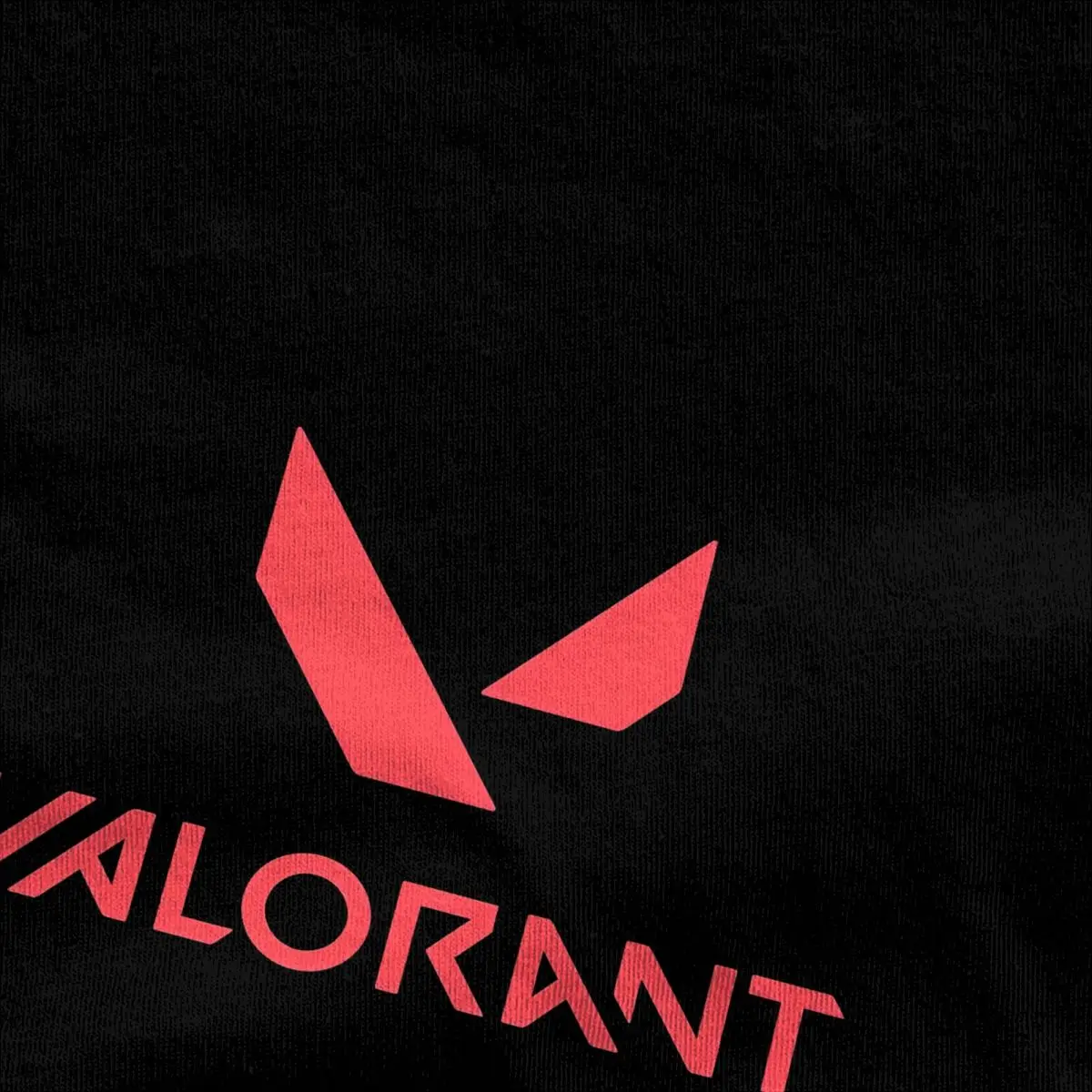 Men's Valorant Video Game T Shirts Red Logo Pure Cotton Top Tees Beach Awesome Short Sleeve T Shirt O-Neck Tee Shirt Plus Size