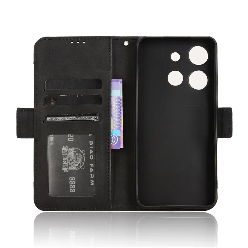 ل TCL 503 الفاخرة الجلد يشعر بلون الجلود ل TCL 503 فتحة للبطاقات حماية جراب الهاتف المحمول