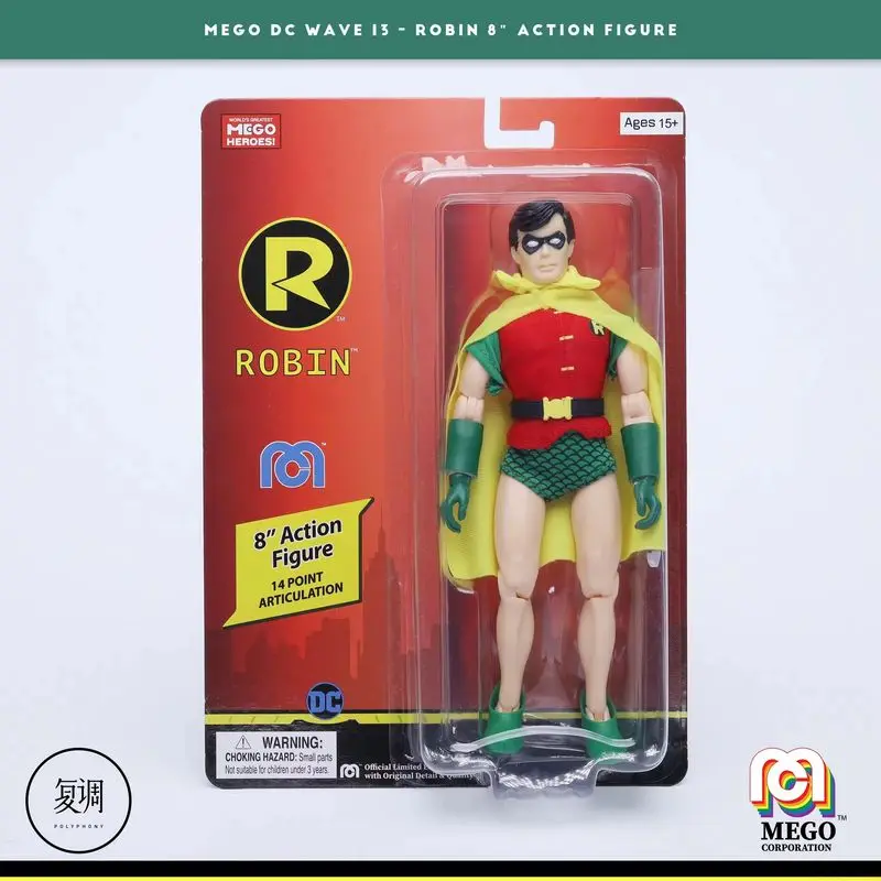 Mego Dc Batman Robin 8-Inch Action Figure Collection Model Toys Gifts In Stock