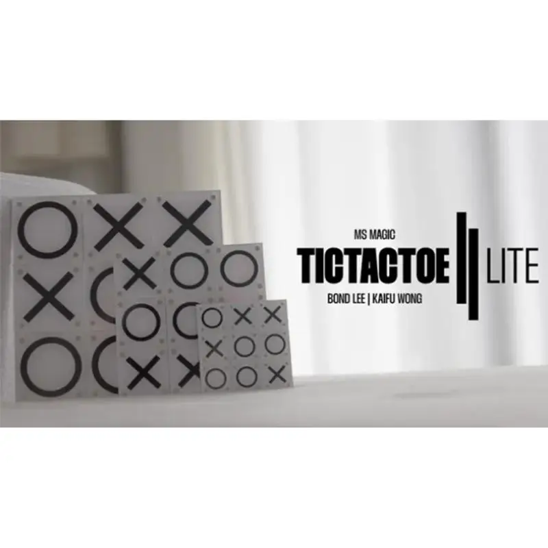 Tic Tac Toe Lite (moyen) par Bond Lee et Kai-Fu Wang-tours de magie (téléchargement instantané)