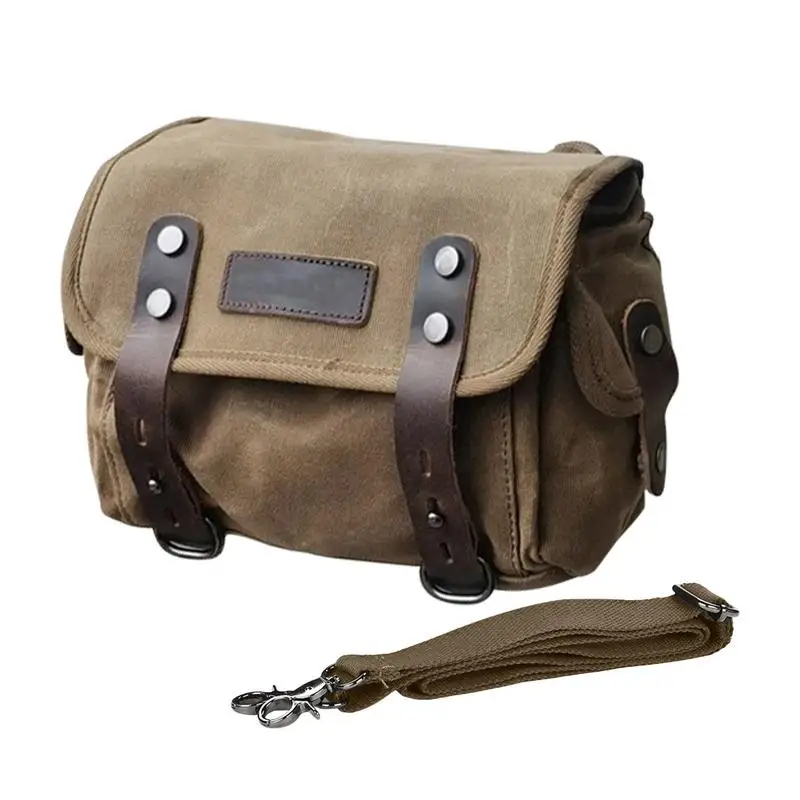 

Motorcycle Tail Bag Detachable Canvas Motorcycle Saddlebags High Strength Motorcycle Bags And Luggage Tail Bag Side Bags For