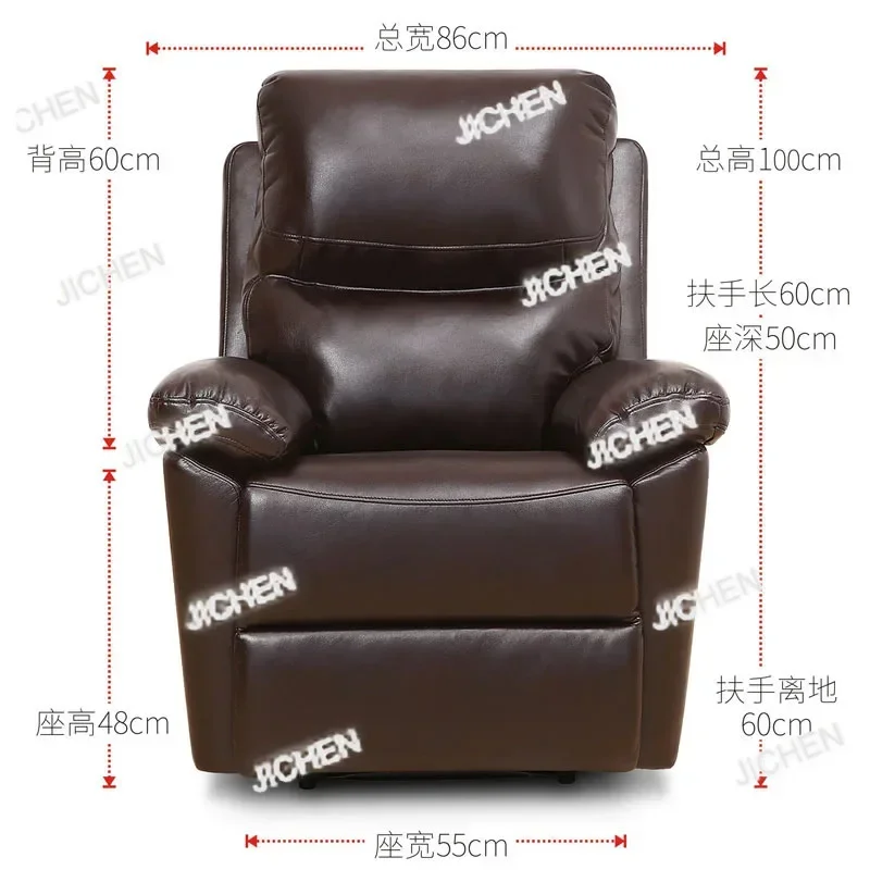 XQ JCH أريكة كهربائية واحدة كسول غرفة المعيشة ضوء التكنولوجيا الفاخرة القماش الجلود الفن الكمبيوتر الرجل العجوز استراحة الغداء يمكن الاستلقاء