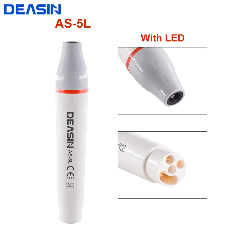 DEASIN الأسنان بالموجات فوق الصوتية بيزو قشارة قبضة AS-7L/AS-5L مع Led صالح الأصلي مقبض تبييض الأسنان أداة طبيب الأسنان #2