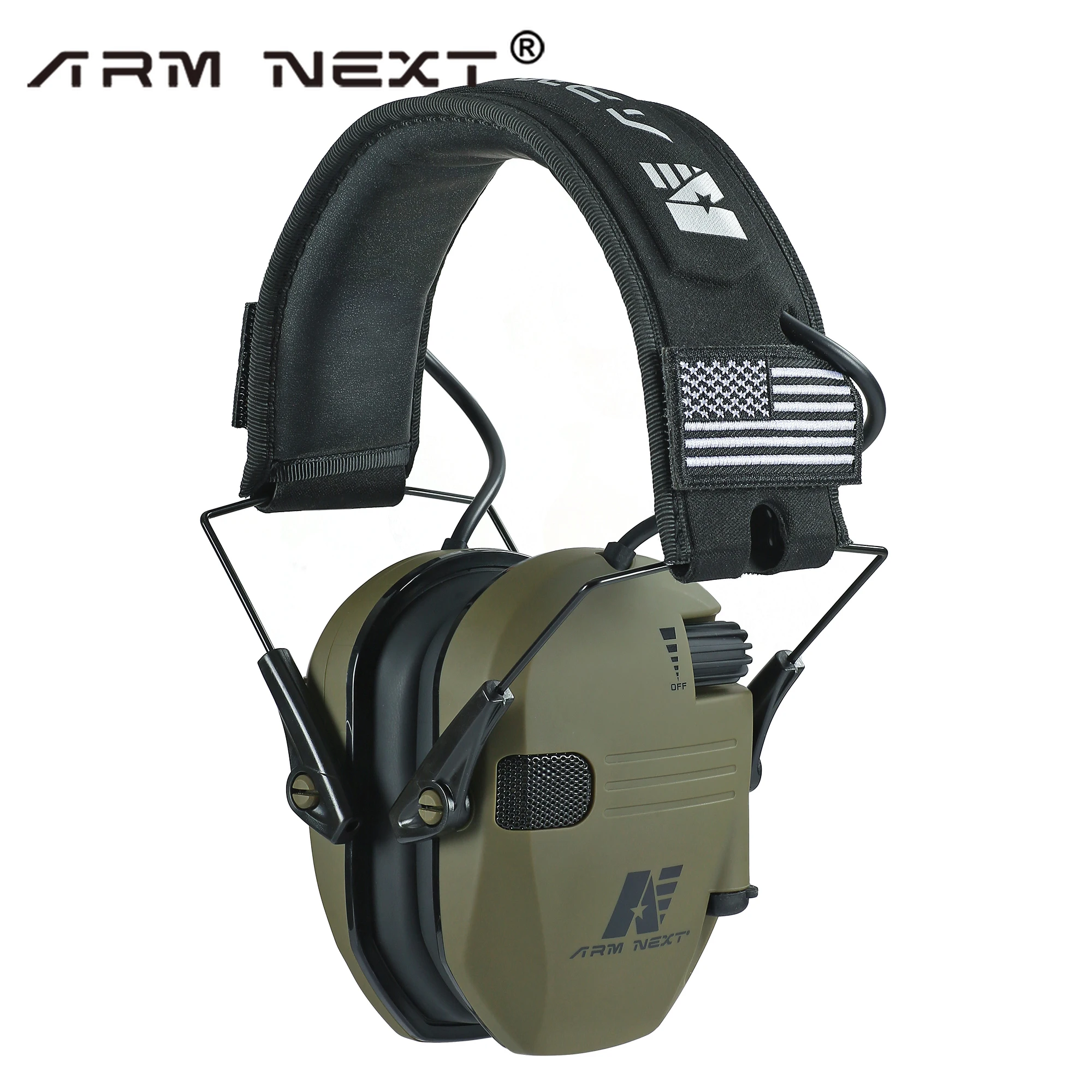 ARM NEXT Ear Protection Electronic Hearing Sparta Active Protector for Shooting Earmuffs NRR 23dB Noise Reduction