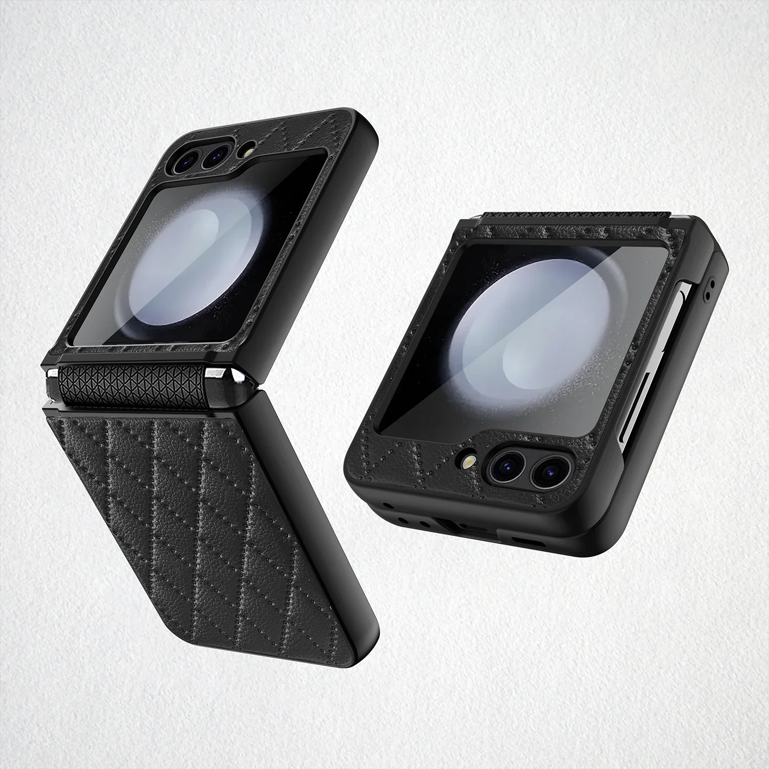 

Чехол для телефона из искусственной кожи с ромбами для Samsung Galaxy Z Flip 5 Flip5 ZFlip5