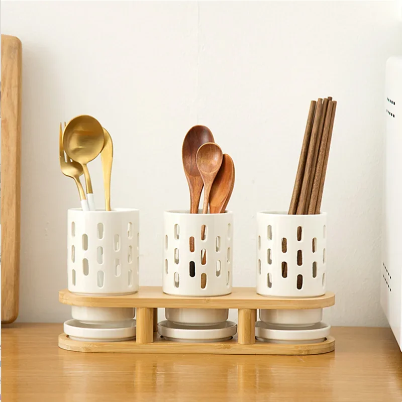

Kitchen Storage Tools, Hollow Ceramic Storage Jars, Household Drain Chopstick Holders, Storage Boxes, Kitchen Shelves, Tableware