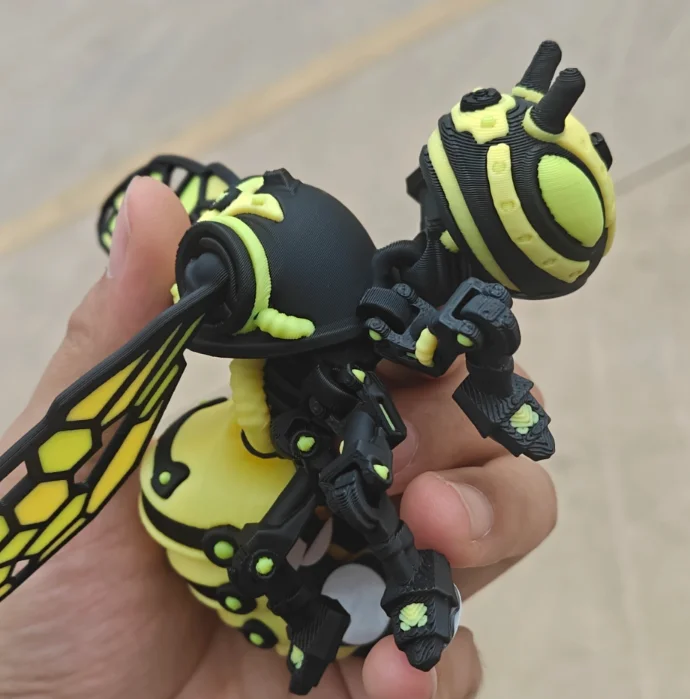 2026 New 3D Printer with Movable Joints and Detachable Wings Creative Mechanical Bee Ornament Gift
