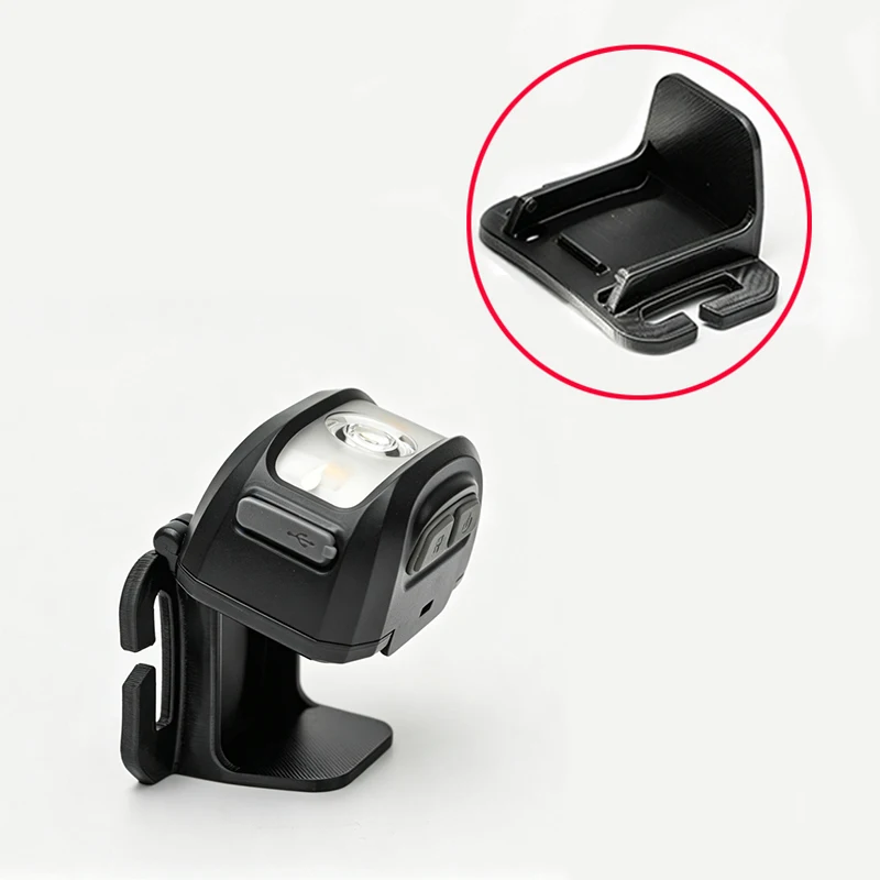 For Nitecore NU35 Headlamp Thickened Headband Mount Clip Solid Plastic Strap Connector Replacement Outdoor Lighting Accessories