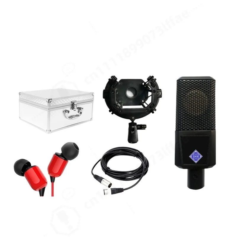 Professional Cardioid Pickup Wired Vocal Microphone For Live Stream Karaoke Voice Recording Matching Audio Sound Card