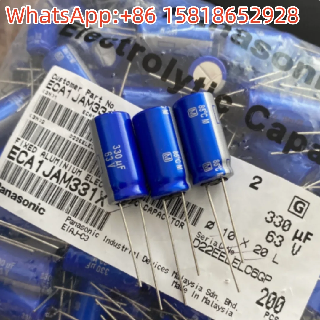 

5 шт. 330 мкФ 63 В Япония Panasonic аудиофильский конденсатор 63V330 мкФ 10*20 AM Flash Blue Robe