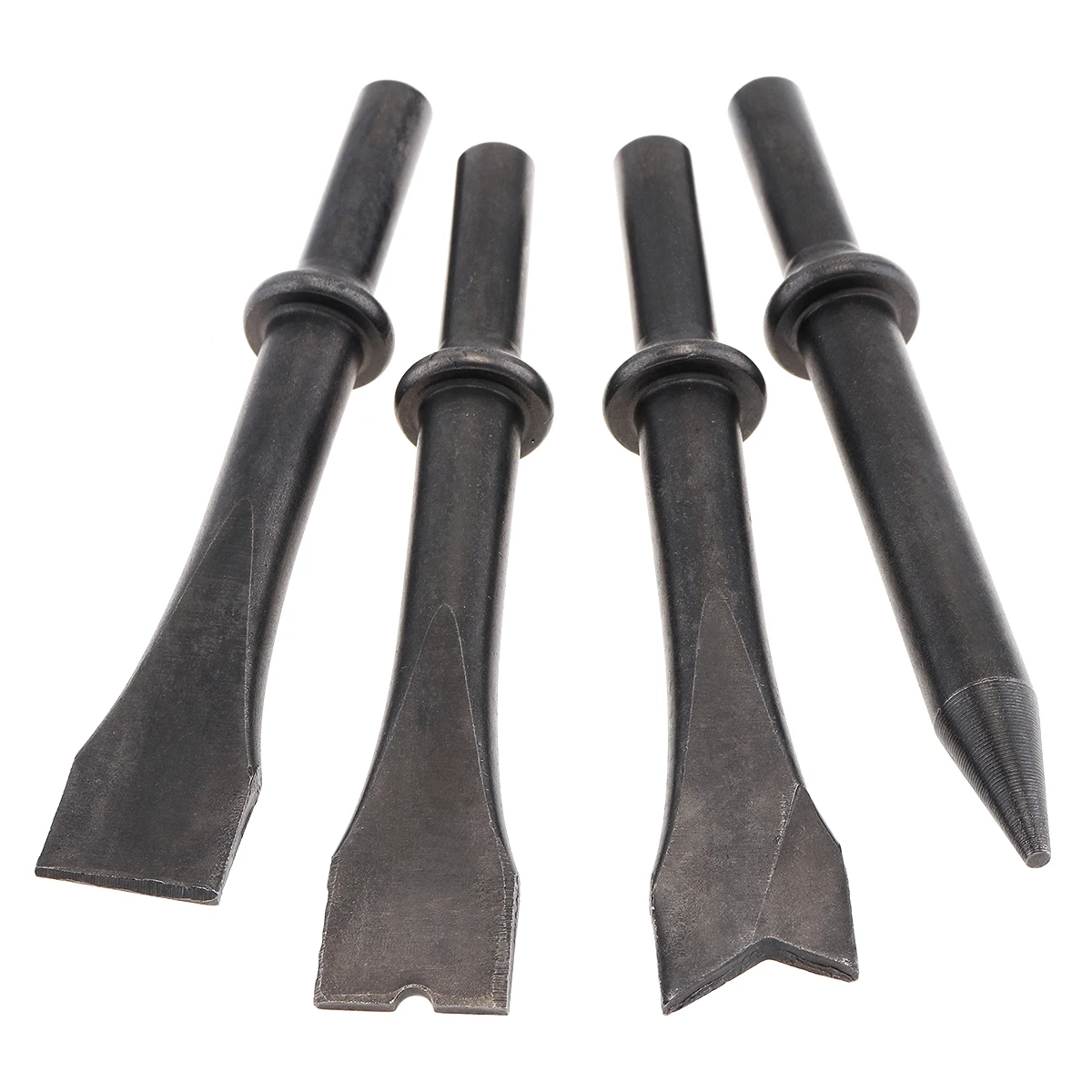 4 Cái/bộ Ngắn Không Đục Cứng 45 # Thép Chắc Chắn Không Đục Va Đập Đầu Hỗ Trợ Bằng Khí Nén Công Cụ Cắt Rỉ Sét loại Bỏ