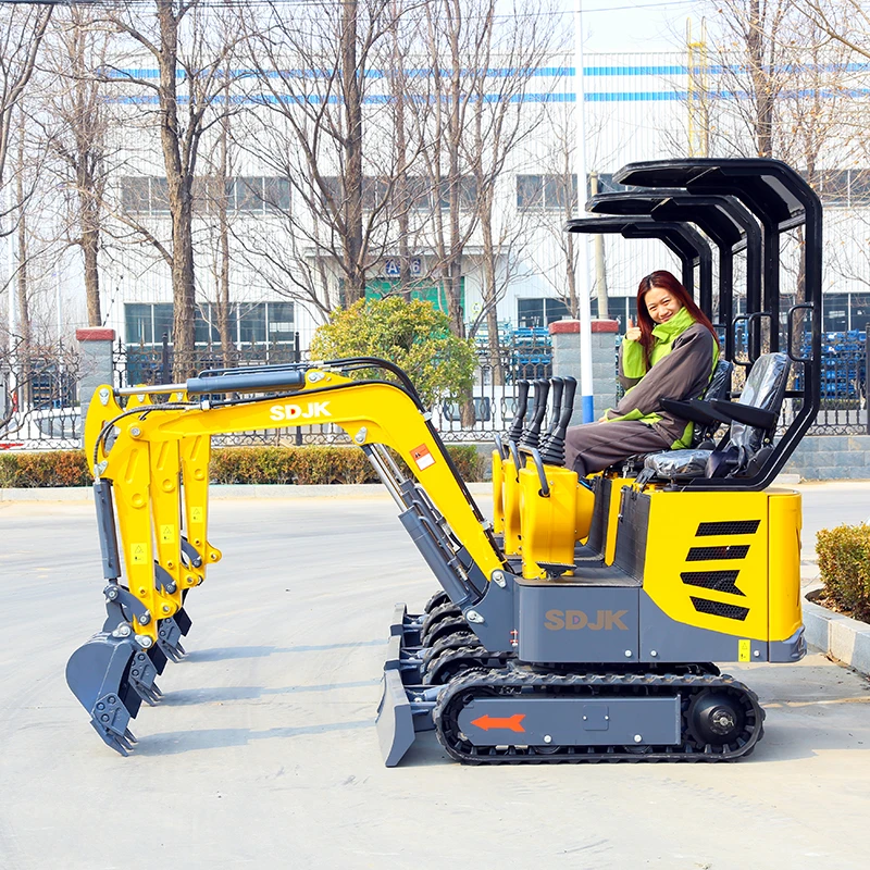 China Mini Graafmachines 1200Kg Epa Kleine Digger Micro Graafmachine Thuisgebruik Hydraulische Crawler Mini Graafmachine 1.2 Ton Aangepast