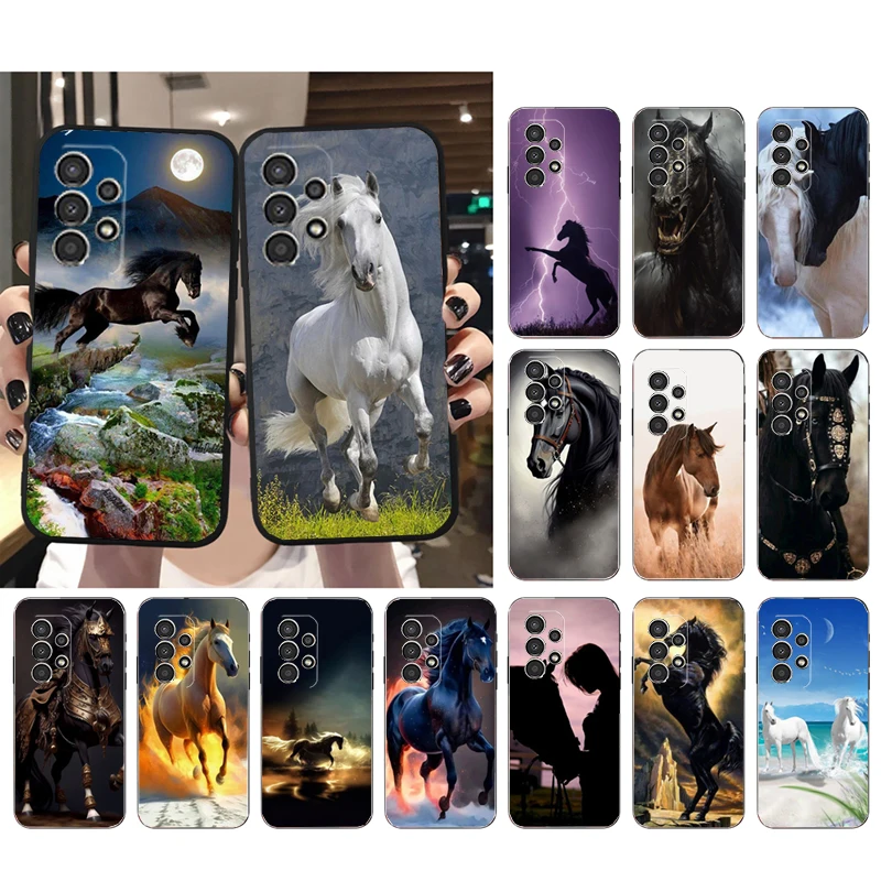 

Love Horse Phone Case For Samsung A73 A13 A14 A32 A71 A33 A52 A53 A72 A51 A22 A23 A34 A54 A52