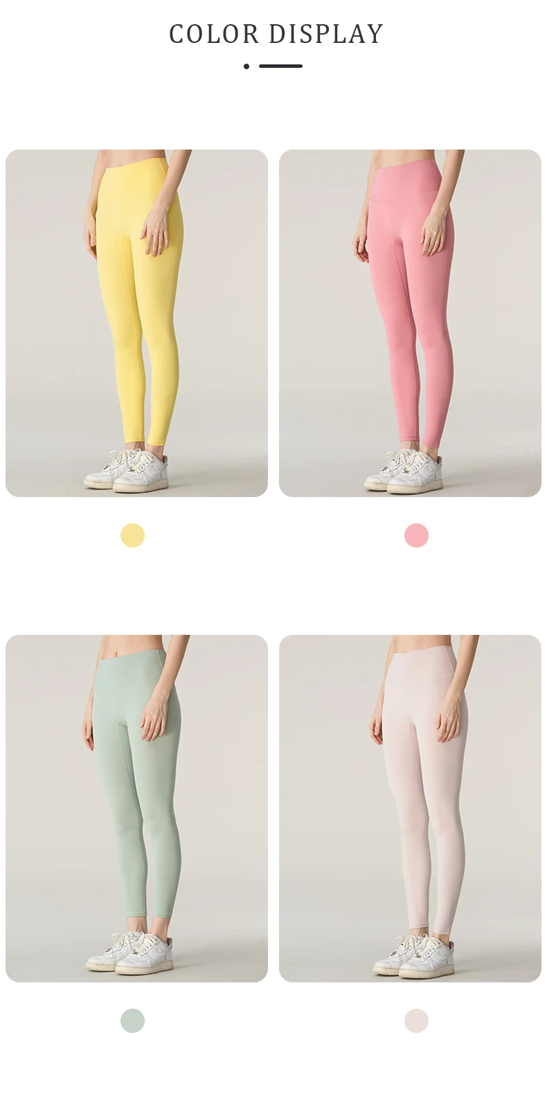 Hochgeschnittene Yoga-Leggings für Damen, ideal für Sommer-Workouts, hohe Elastizität, atmungsaktiv, formgebend, für Laufen, Outdoor-Aktivitäten, Freizeit, Radfahren und Yoga. – Detail 5