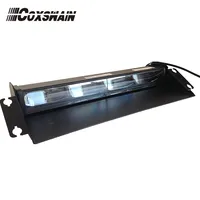 COXSWAIN Luz estroboscópica LED para parabrisas, luz de advertencia de visera de tablero interior LED de 36 W para traje de automóvil para camiones de bomberos de ambulancia de policía