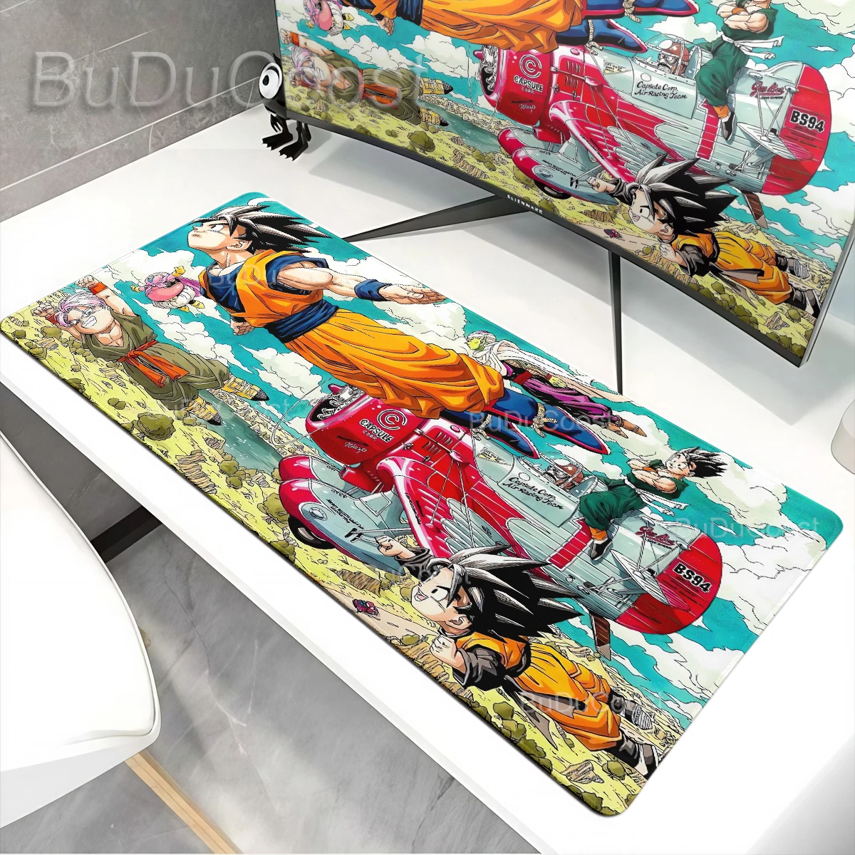 

Dragon Ball XXL Anime Mouse Pad Japanese Comic Nostalgic Son Goku Desk Mat E-Sports Keyboard Pad Notebook Non-Slid Tablepad Rug
