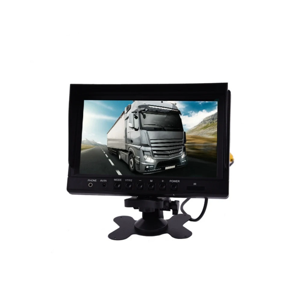 9 Inch LCD Monitor Car HD LCD TFT Display For Bus Taxi Trailers Trucks Forklifts Crane Harvester Boat Observation