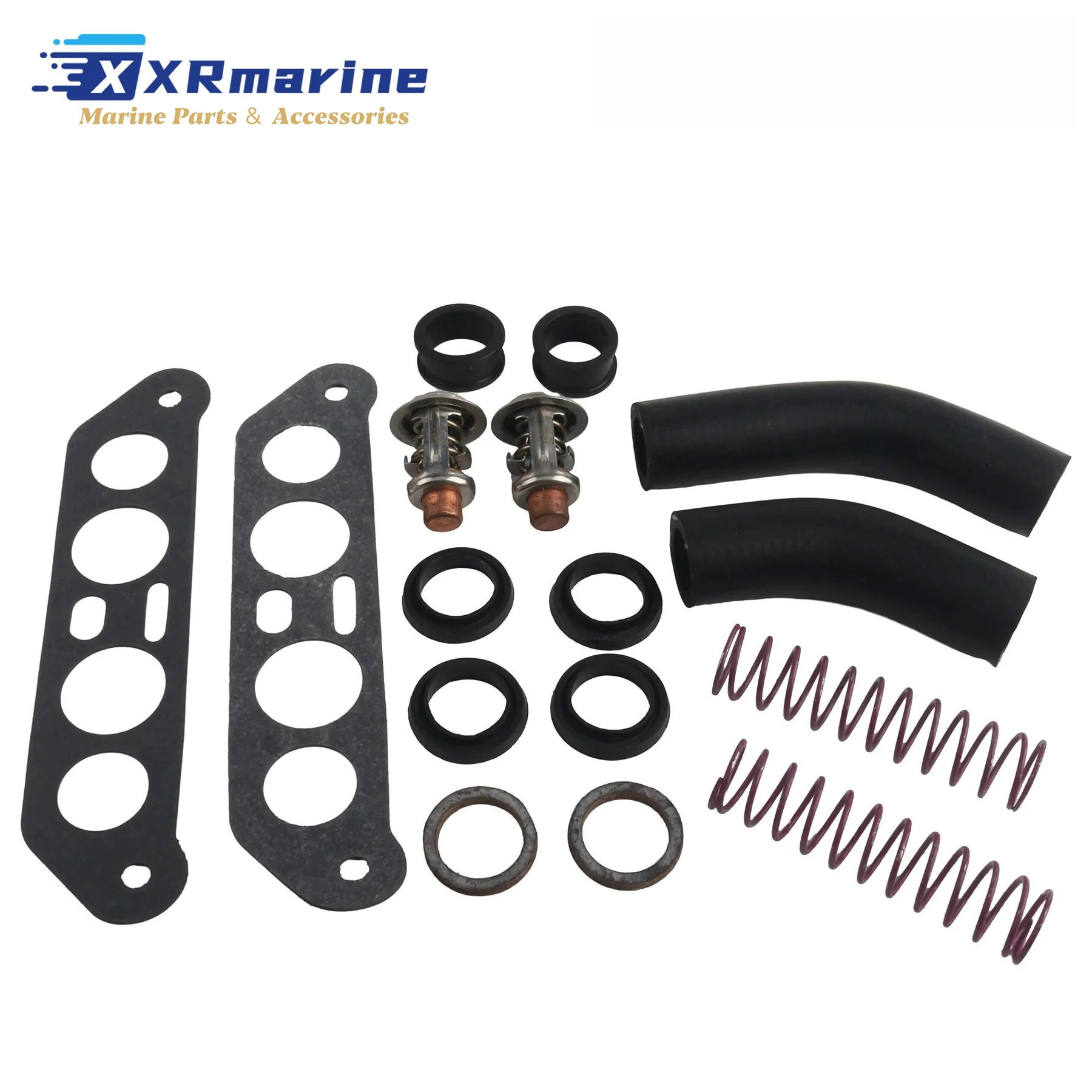 

340975 Outboard Thermostat Rebuild Kit for Johnson Evinrude 65 80 85 88 90 100 110 112 115 140 HP Engine 340976 18-3673 13270