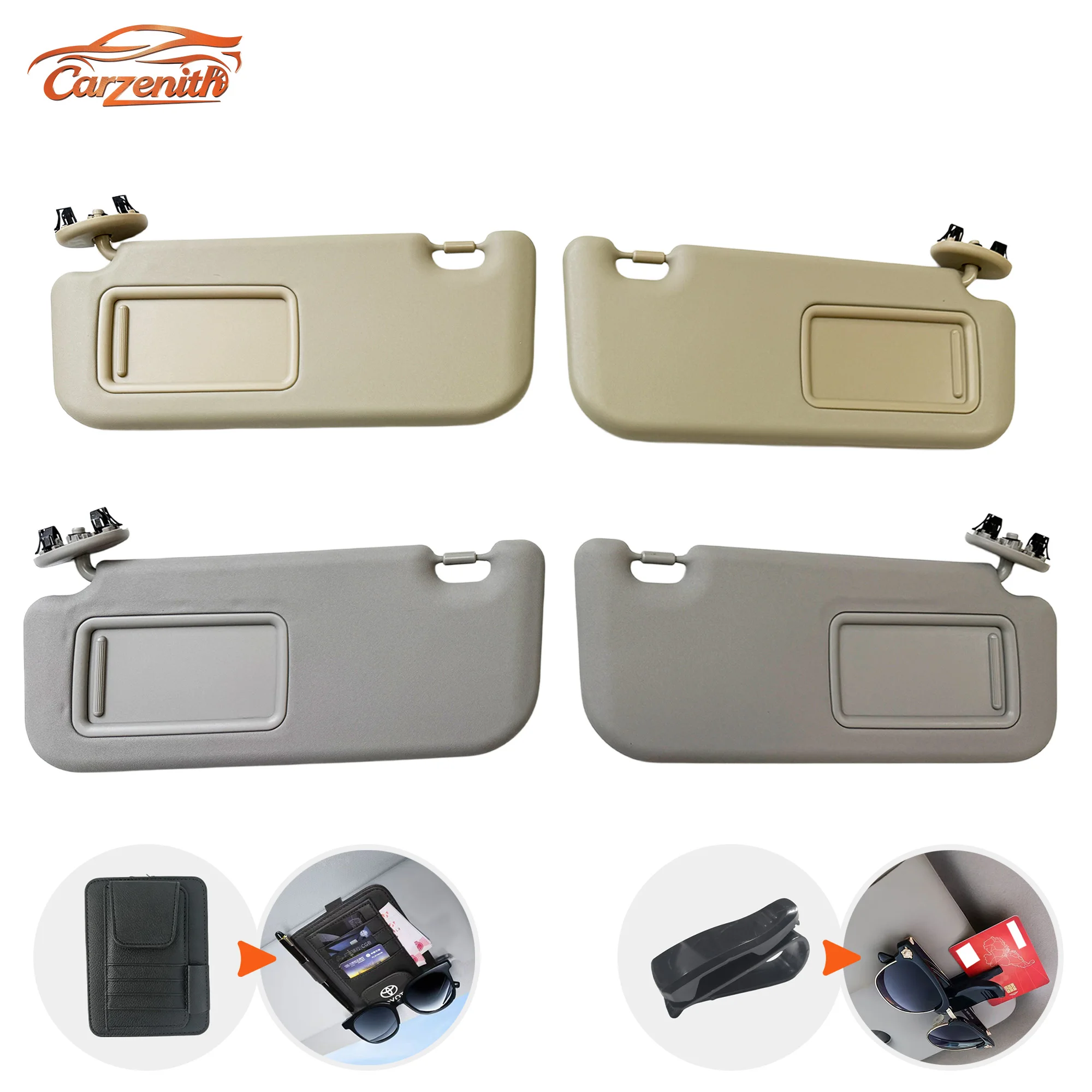 Sun Visor For Toyota Yaris MK2 2nd XP90 3dr 2005 2006 2007 2008 2009 2010 2011 2012 2013 2014 2015 2016 NCP91 NCP93 Sunvisor