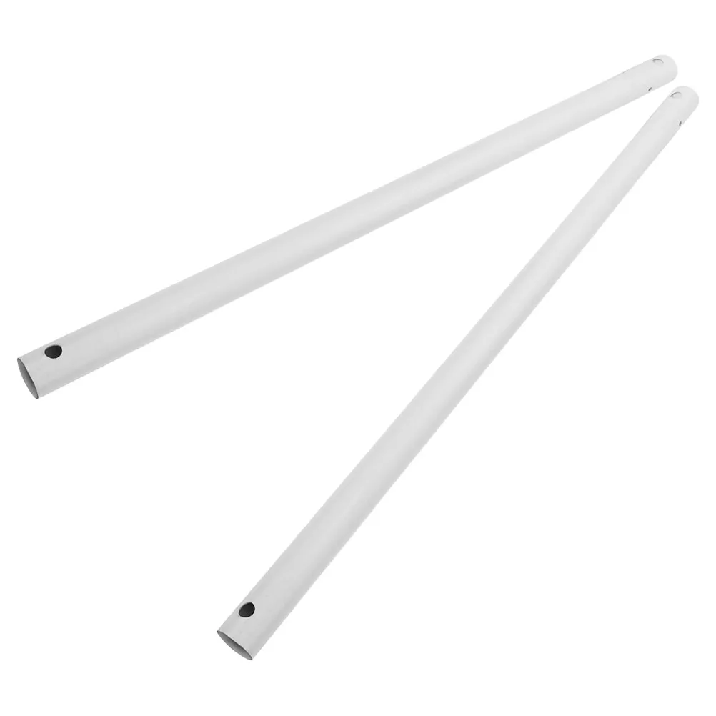 2Pcs Ceiling Fan Extension Downrod Rod for High Or Sloped Ceilings Heavy Duty Wear Resistant Stylish Seamless Interior Decor Fit