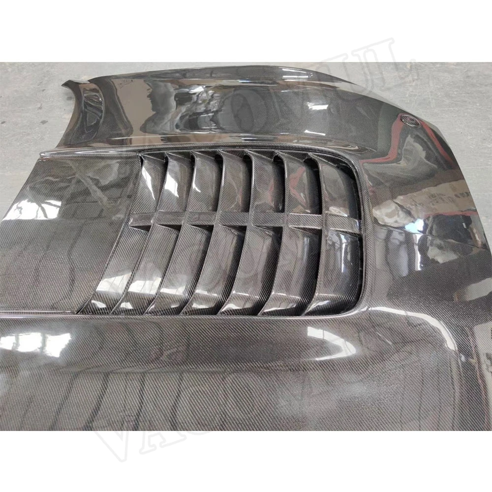 

JCYECF автомобильный передний капот из углеродного волокна, крышка капота для Ford Mustang Coupe, кабриолет, 2-дверный, 2015-2017